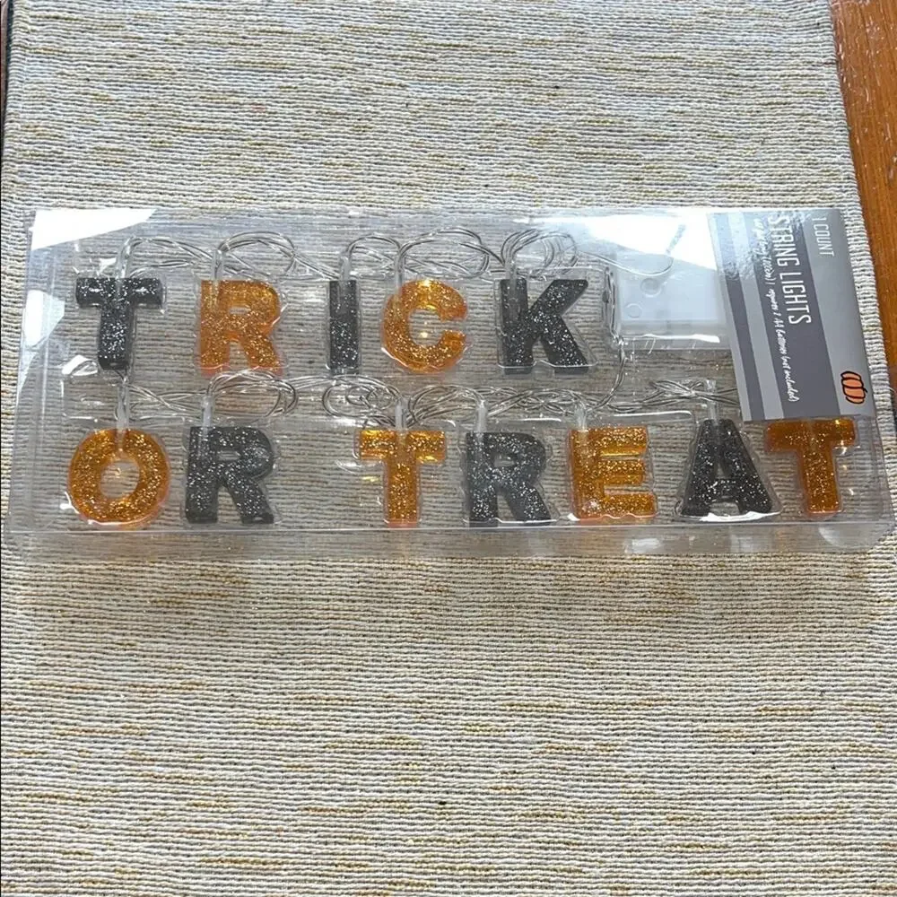 Trick Or Treat Halloween String Lights New